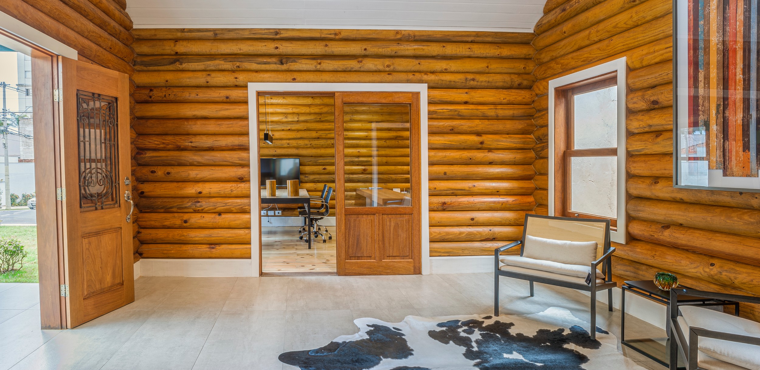 Isolamento acústico em casa de madeira
